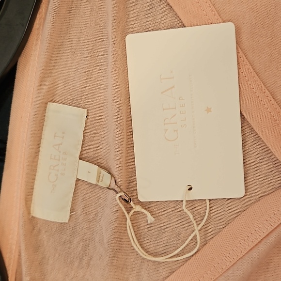 💕THE GREAT💕 The Nightshirt Dress ~ Rose Dust Size 1 Small NWT - Picture 7 of 11